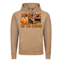 Vintage Coffee Tis' the season American Football Vintage Hoodie - NancyCooperArtShop