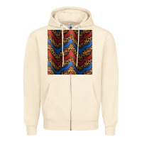 Sandshell leopard 4th of july seamless pattern Zipper Hoodie - BundleAndBundleShop
