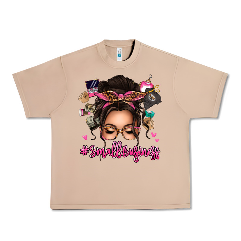 Small Business Messy Bun Urban Heavy Tee by texasbilliewilder | Teevron