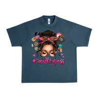 Midnight Navy Small business messy bun Urban Heavy Tee - texasbilliewilder