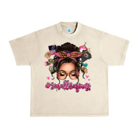 Sandshell Small business messy bun Urban Heavy Tee - texasbilliewilder