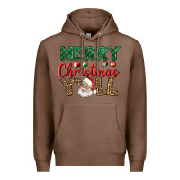 Chestnut merry christmas y'all Premium Hoodie - BundleAndBundleShop