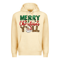 Pina Colada merry christmas y'all Premium Hoodie - BundleAndBundleShop