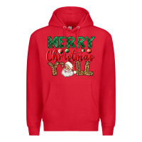 Red merry christmas y'all Premium Hoodie - BundleAndBundleShop