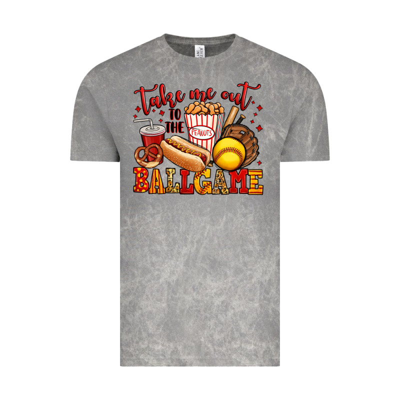 Take Me Out To The Ball Game Softball Vintage Tee by Jasminsmagicworld | Teevron
