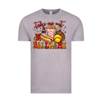 Vintage Zinc take me out to the ball game softball Vintage Tee - Jasminsmagicworld