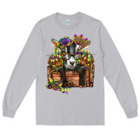 Moon Dust mardi gras goat Long Sleeve Tee - CowGirlArtShop