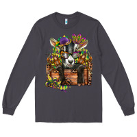 Smoke mardi gras goat Long Sleeve Tee - CowGirlArtShop