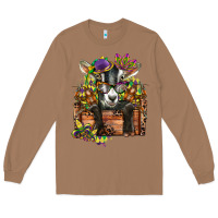 Toasted Coconut mardi gras goat Long Sleeve Tee - CowGirlArtShop