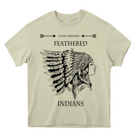 Mossy A Feathered indians tyler darling childers art gift for fans Heavy Core Tee - tuanDangUi