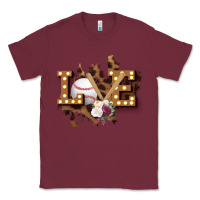 Burgundy Love Softball Classic Tee - Bettercallsaul
