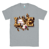 Heather Grey Love Softball Classic Tee - Bettercallsaul