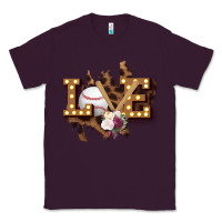 Plum Love Softball Classic Tee - Bettercallsaul