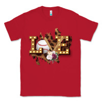 Red Love Softball Classic Tee - Bettercallsaul