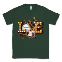Sports Green Love Softball Classic Tee - Bettercallsaul