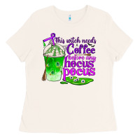 Bone this witch needs coffee before any hocus pocus Ladies Tee - BundleAndBundleShop