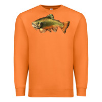 Carrot leaping brook trout Premium Sweatshirt - LillyAllenDesigns