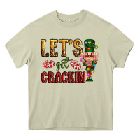 Mossy Let's get crackin Christmas Heavy Core Tee - NancyCooperArtShop