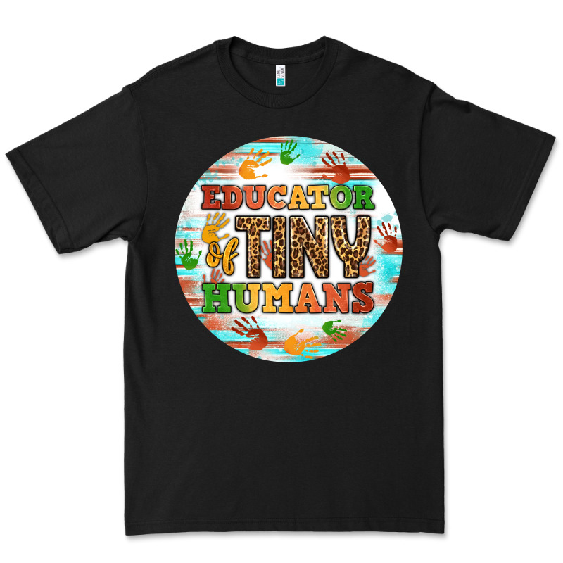 Educator Of Tiny Humans Round Earring Premium Tee by BundleAndBundleShop | Teevron