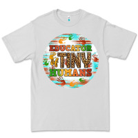 Dove Grey educator of tiny humans round earring Premium Tee - BundleAndBundleShop