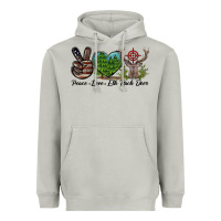 Moon Dust Peace Love Elk Buck Deer Heavyweight Hoodie - LillyAllenDesigns
