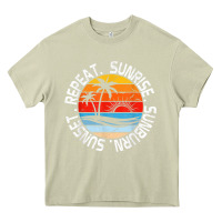 Mossy sunrise sunburn sunset repeat retro vintage gift vacation t shirt Heavy Core Tee - tuanDangUi