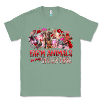 Sage farm animals is my valentine Classic Tee - RacoonDesign