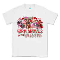 White farm animals is my valentine Classic Tee - RacoonDesign