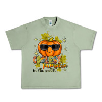 Oil Green Coolest Pumpkin In The Patch Urban Heavy Tee - texasbilliewilder