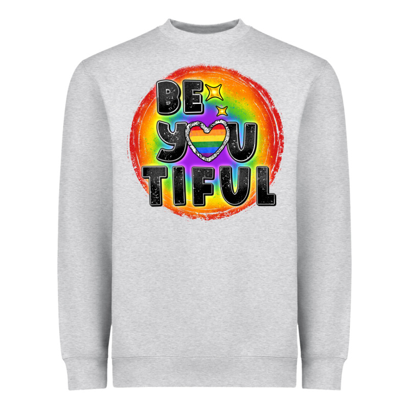 Be You Tiful Pride Heavyweight Sweatshirt by FaDigitalArtStudio | Teevron