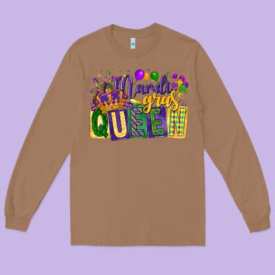 Mardi Gras Queen Long Sleeve Tee Designed By Cowgirlartshop
