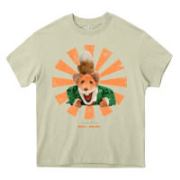 Mossy basil brush retro japanese Heavy Core Tee - tuanDangUi