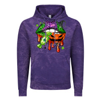 Cloud Purple Halloween lips Vintage Hoodie - NancyCooperArtShop
