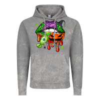 Cloud Rock Halloween lips Vintage Hoodie - NancyCooperArtShop