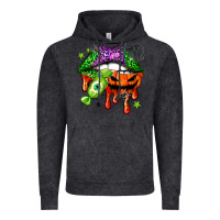 Vintage Black Halloween lips Vintage Hoodie - NancyCooperArtShop