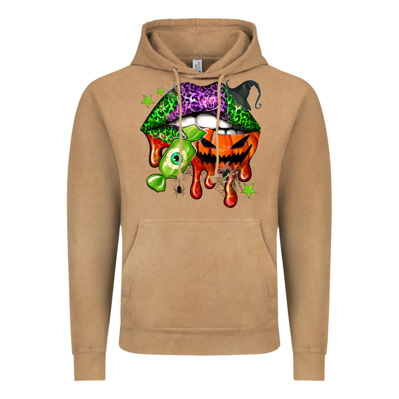 Halloween Lips Vintage Hoodie by NancyCooperArtShop | Teevron