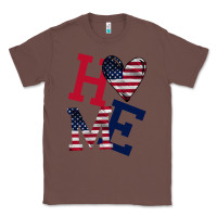 Chestnut American Flag Home Classic Tee - Bettercallsaul