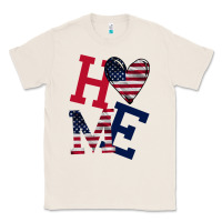 Natural American Flag Home Classic Tee - Bettercallsaul