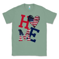 Sage American Flag Home Classic Tee - Bettercallsaul