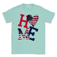 Seafoam American Flag Home Classic Tee - Bettercallsaul