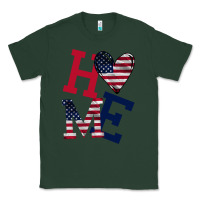 Sports Green American Flag Home Classic Tee - Bettercallsaul