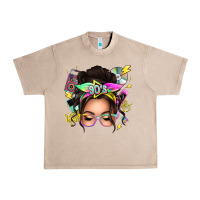 French Oak 90s messy bun Urban Heavy Tee - texasbilliewilder