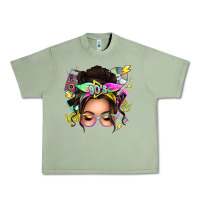Oil Green 90s messy bun Urban Heavy Tee - texasbilliewilder