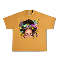 Peanut Butter 90s messy bun Urban Heavy Tee - texasbilliewilder
