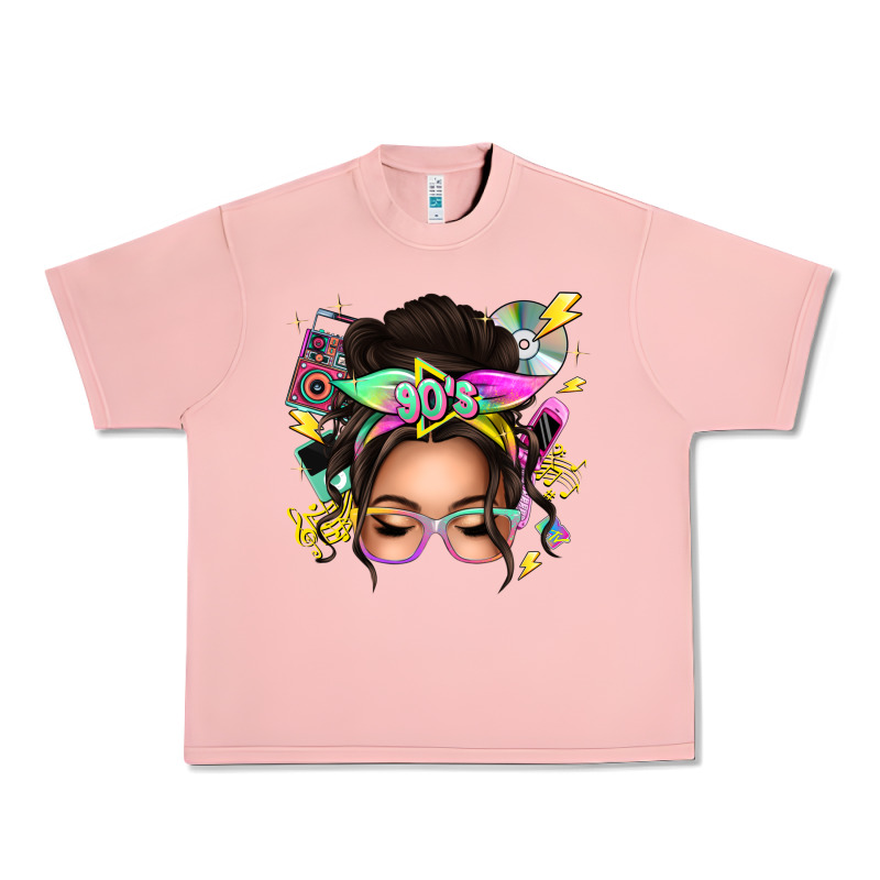 90s Messy Bun Urban Heavy Tee by texasbilliewilder | Teevron
