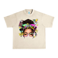 Sandshell 90s messy bun Urban Heavy Tee - texasbilliewilder