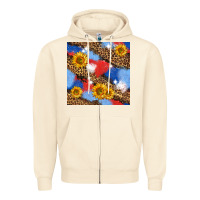 Sandshell western 4th of july seamless pattern Zipper Hoodie - BundleAndBundleShop