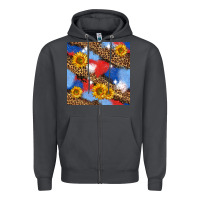 Smoke western 4th of july seamless pattern Zipper Hoodie - BundleAndBundleShop