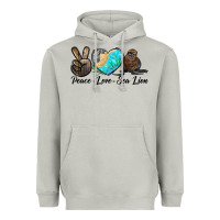 Moon Dust Peace Love Sea Lion Heavyweight Hoodie - LillyAllenDesigns