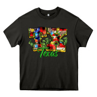 Asphalt Christmas Texas Heavy Core Tee - MaliasSmallBusiness